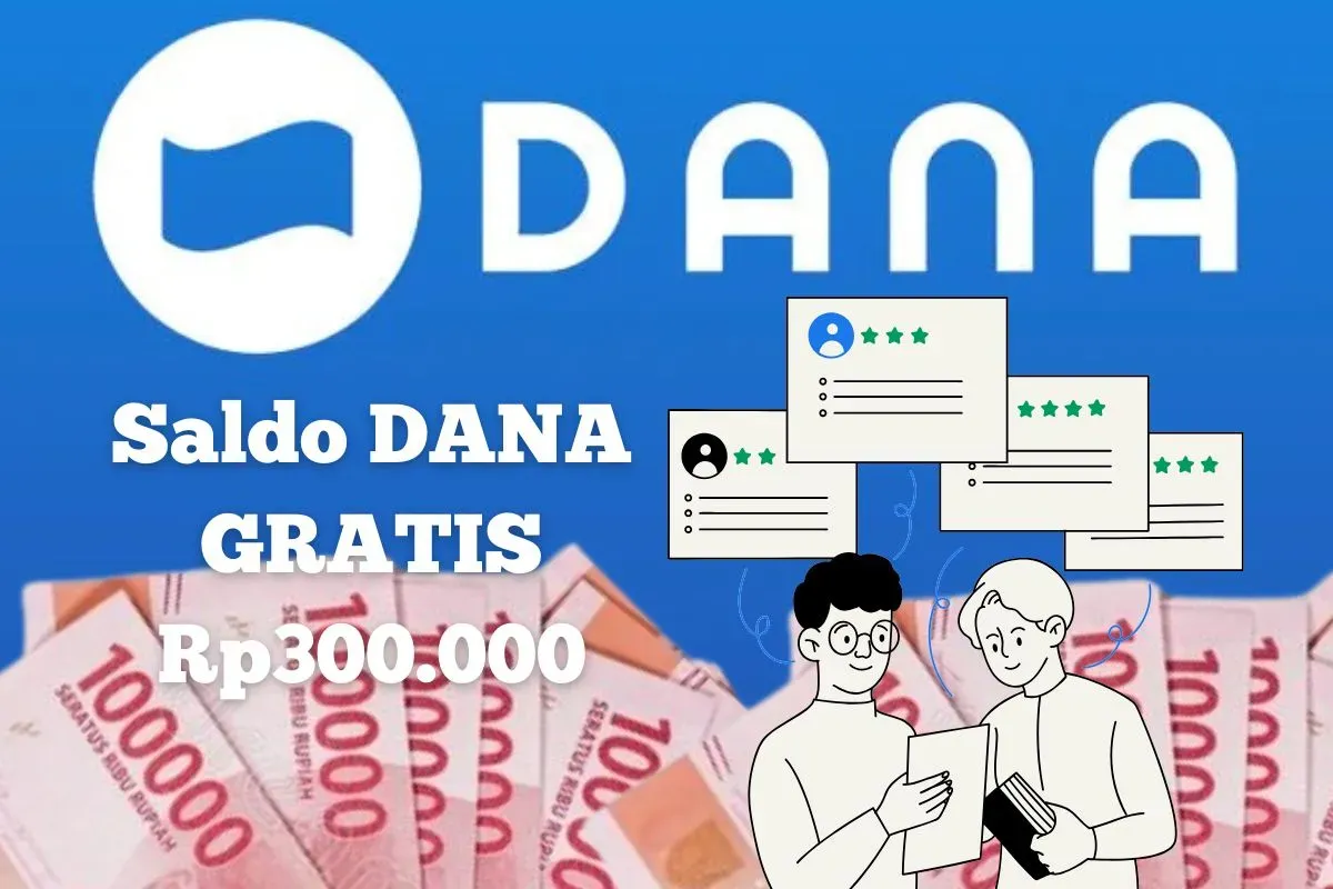 Mengisi survei online bisa klaim saldo DANA Gratis Rp300.000. (Sumber: Poskota/Syania Nurul Lita Baikuni)