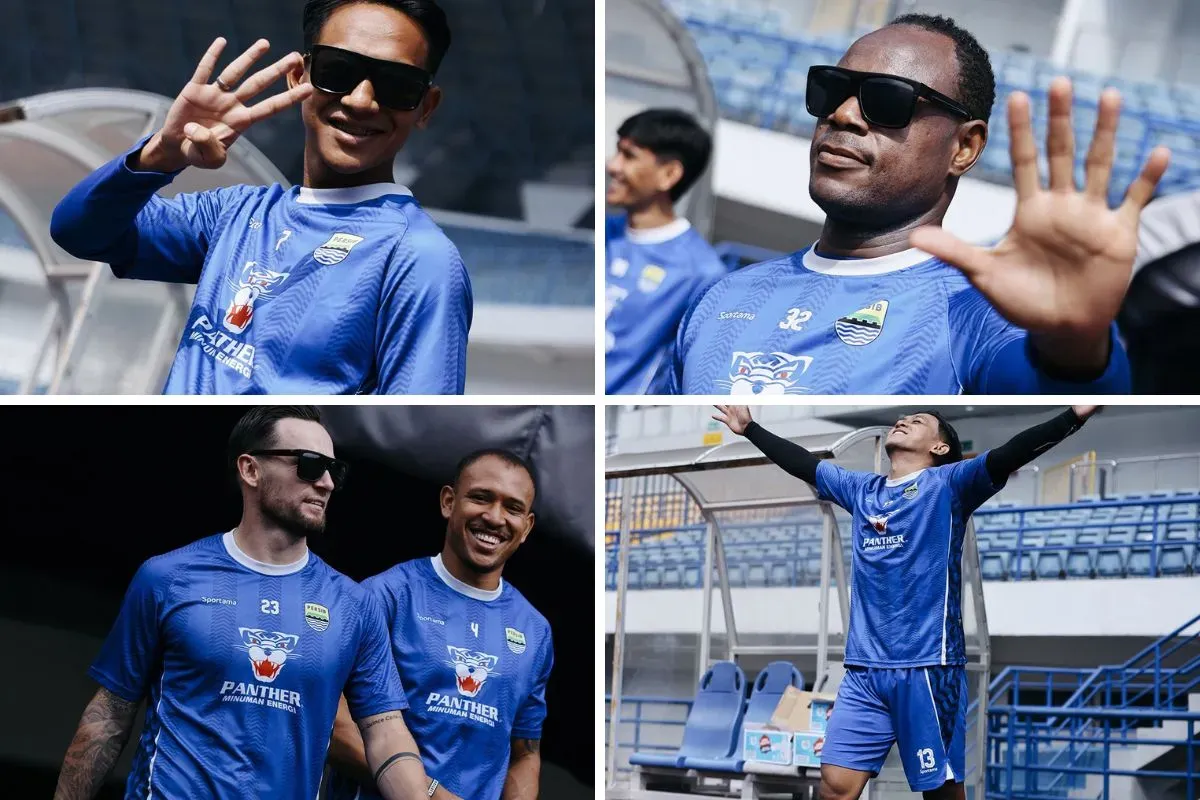 Potret para pemain Persib Bandung. (Sumber: X/@persib)
