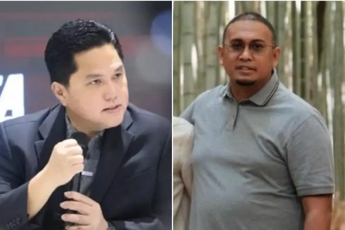 Erick Thohir tanggapi soal tudingan adanya mafia bola dari Andre Rosiade, begini katanya. (Sumber: Instagram)