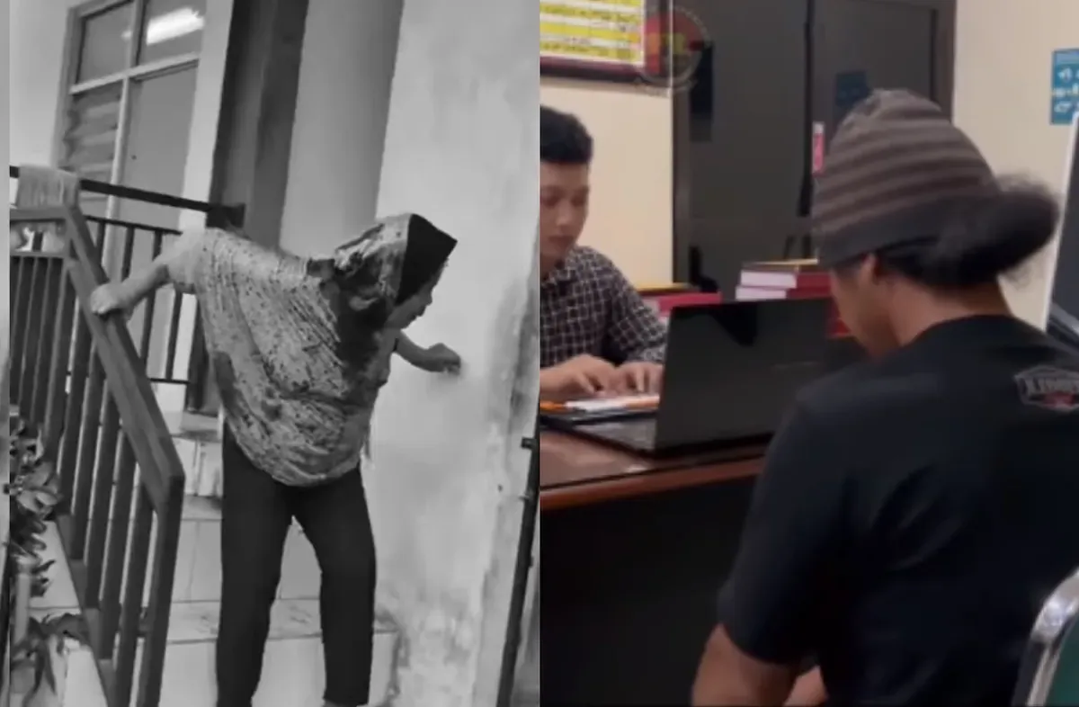Dua pelaku penganiayaan nenek di Boyolali yang diduga mencuri bawang akhirnya ditangkap polisi. (Sumber: Tangkap Layar Instagram/@fakta.indo)