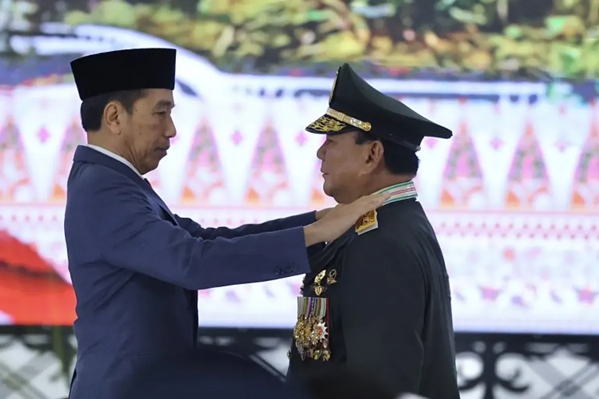 Joko Widodo dan Prabowo Subianto. (Sumber: Website/kemhan)