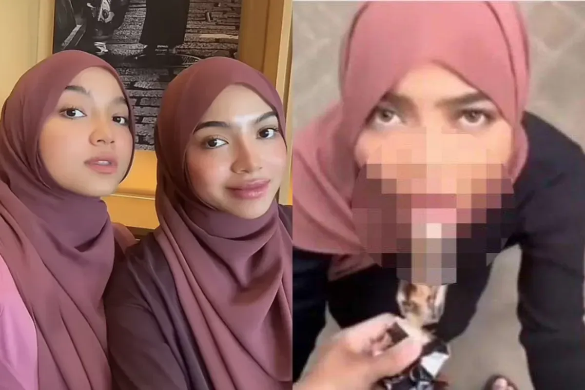 Oklin Fia dan sang adik Anggi kembali menuai kritik publik setelah video mereka viral di TikTok, dianggap tidak pantas dan mencederai nilai-nilai kesopanan. (Sumber: TikTok/@isnaanggita/@Sundani__)