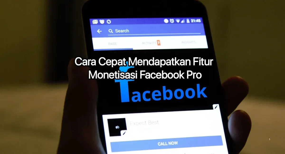 Cara cepat dapatkan monetisasi Facebook pro. (Canva)