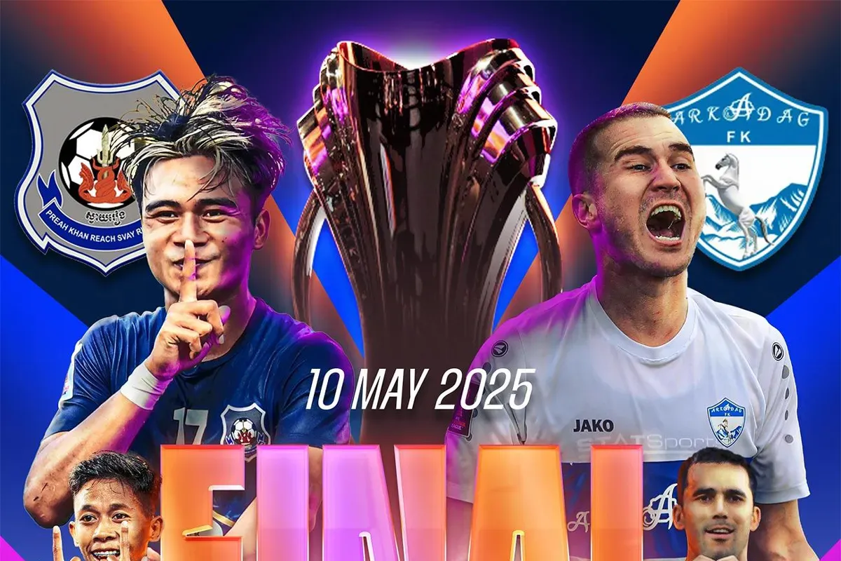 Live streaming Svay Rieng FC vs FK Arkadag. (Sumber: Instagram @theafchub)