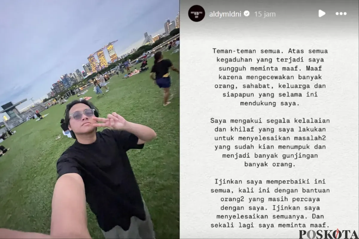 Ketahuan Tipu Fans Pakai Kedok Dinner Bareng, Aldy Maldini Eks CJR Akui Mau Selesaikan Semua Permasalahan (Sumber: Instagram/aldymldni)