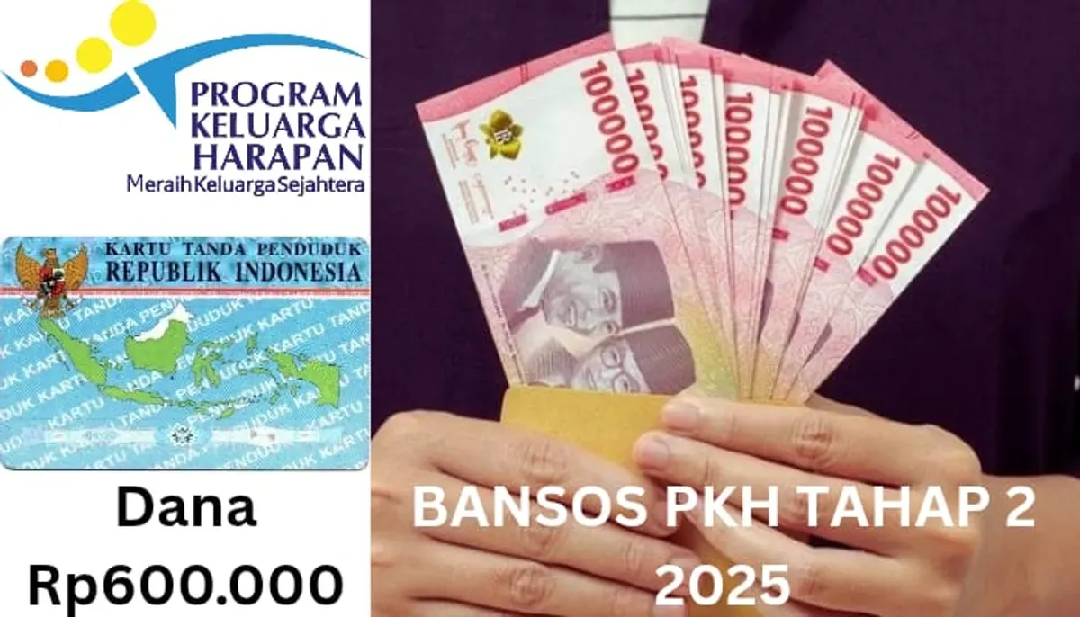 Dana Rp600.000 dari bansos PKH tahap 2 2025 disalurkan kepada NIK e-KTP yang divalidasi pemerintah. (Sumber: Poskota/Gabriel Omar Batistuta)