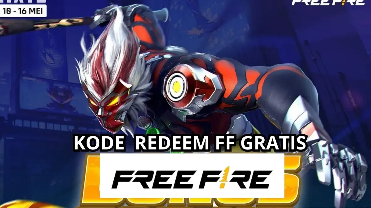 Kode redeem FF gratis terbaru Mei 2025. (Garena)