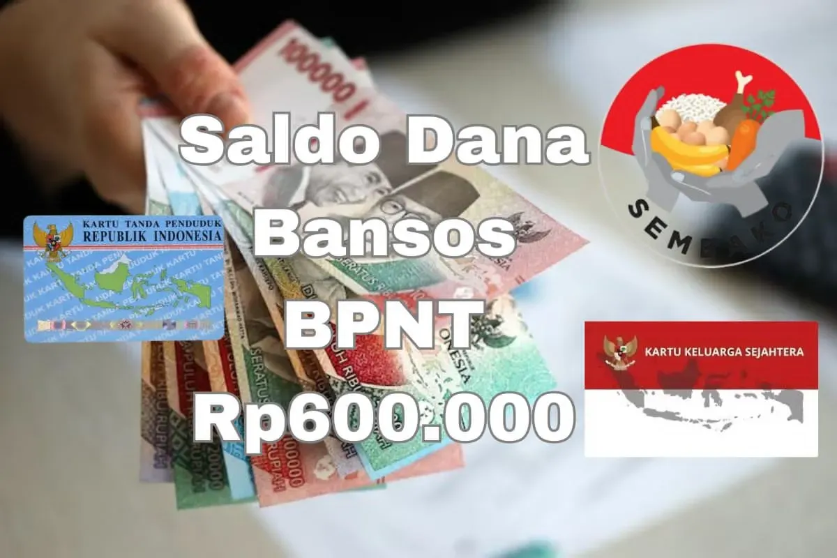 Dana bansos BPNT tahap satu Rp600.000 masih disalurkan pemerintah melalui kartu KKS. (Sumber: Poskota/Syania Nurul Lita Baikuni)