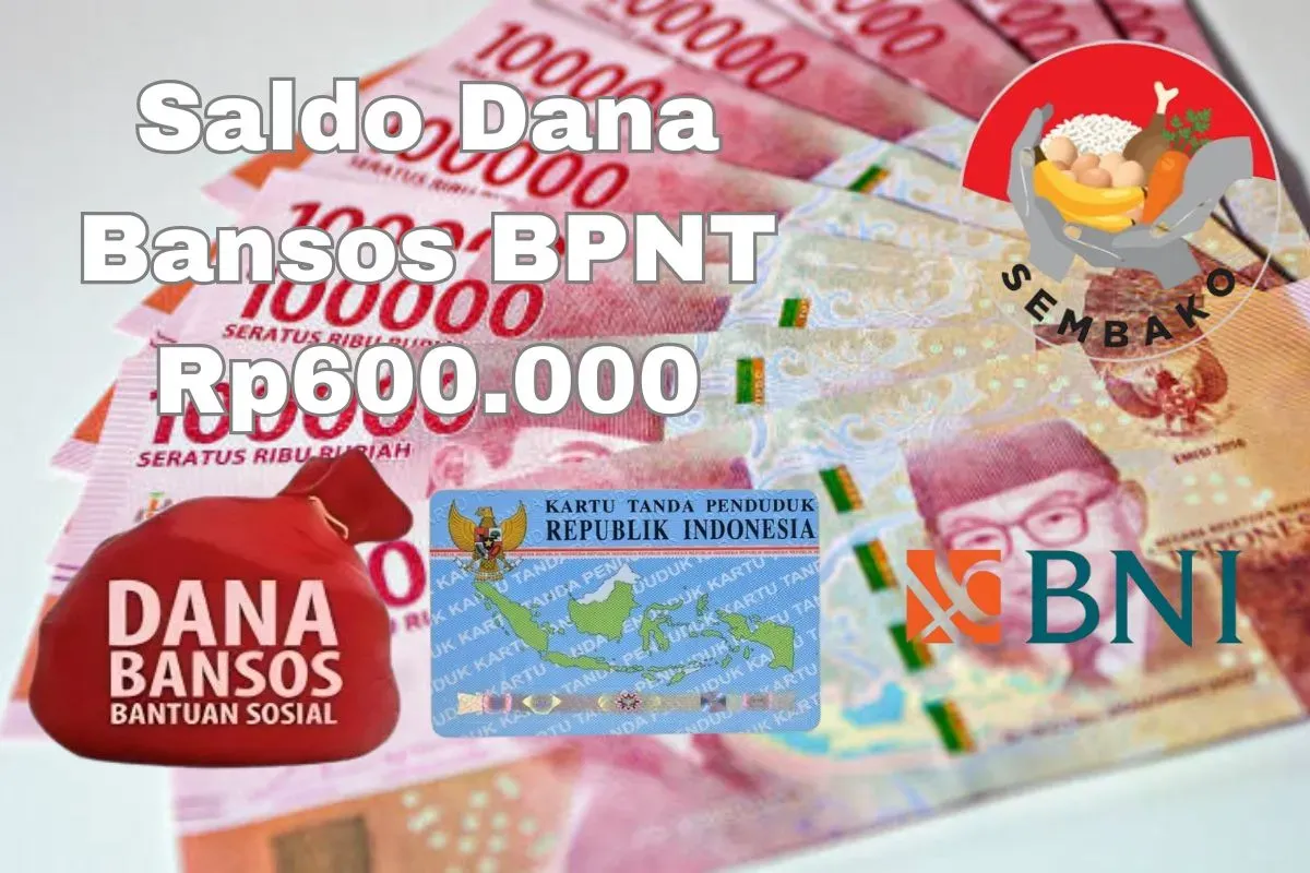 NIK e-KTP dan nama kamu masuk daftar penerima dana bansos susuan BPNT tahap satu Rp600.000 segera cairkan lewat Bank BNI. (Sumber: Poskota/Syania Nurul Lita Baikuni)