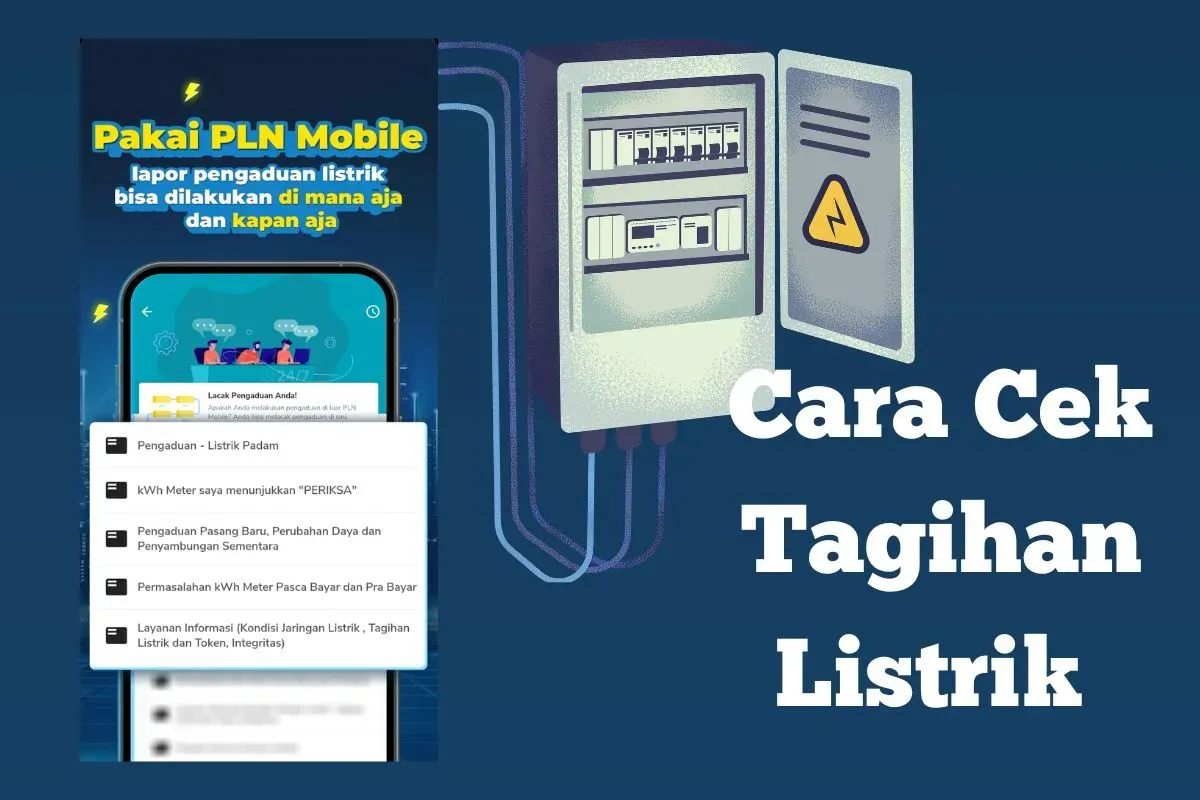 Cara mudah mengecek tagihan listrik secara online. (Sumber: Poskota/Syania Nurul Lita Baikuni)