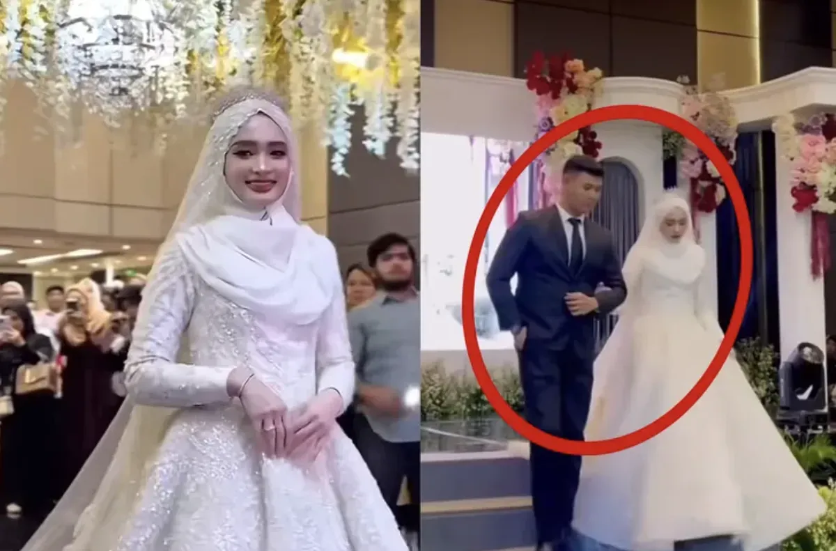 Potret Inara Rusli mantan istri Virgoun viral gandeng pria di momen bak pernikahan (Sumber: TikTok/Inaldola19)
