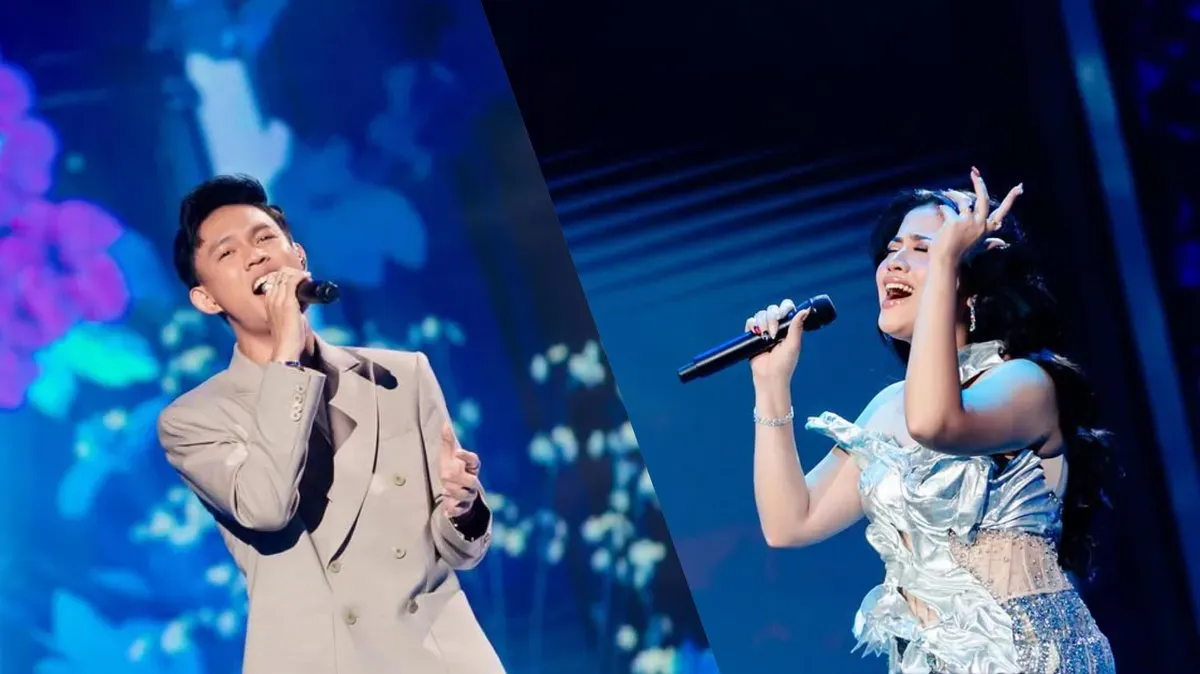 Fajar Noor dan Shabrina Leanor, siap beradu kemampuan dalam Grand Final Indonesian Idol XII.