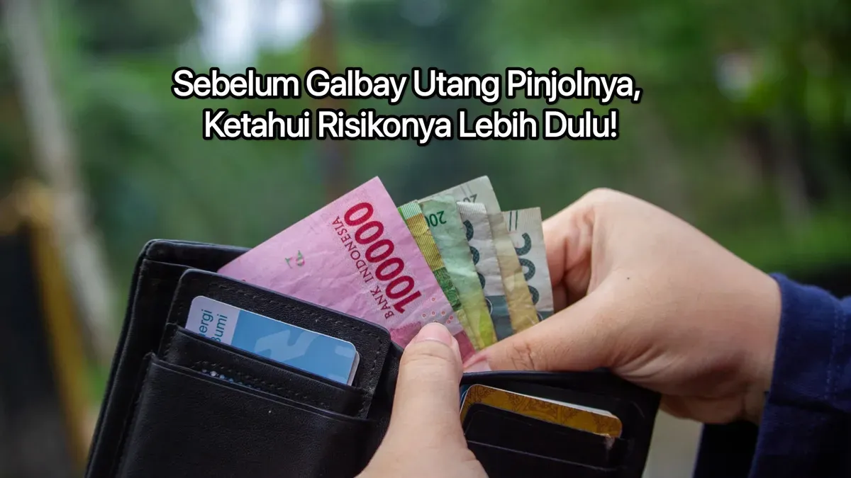 Kenali risiko jika nasabah galbay utang pinjolnya. (Canva)