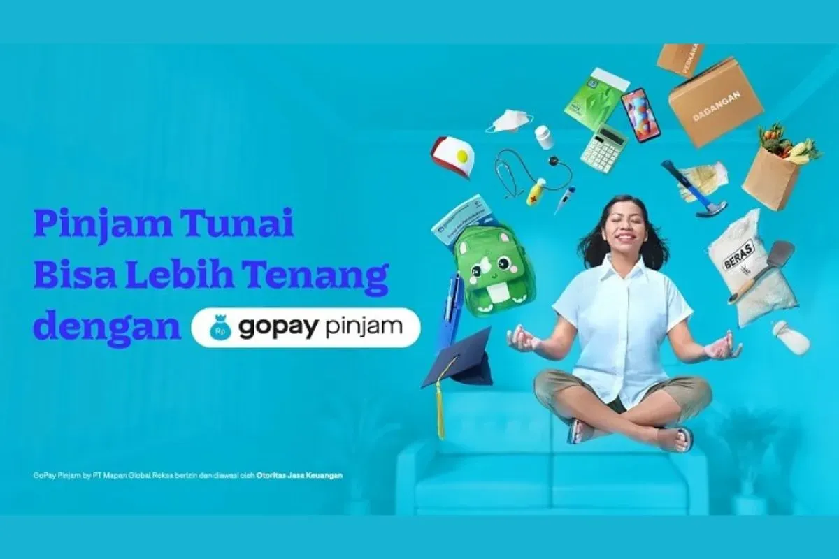 Pinjaman online legal dan aman sudah berizin resmi dari OJK, pakai GoPay Pinjam, begini caranya. (Sumber: GoPay)