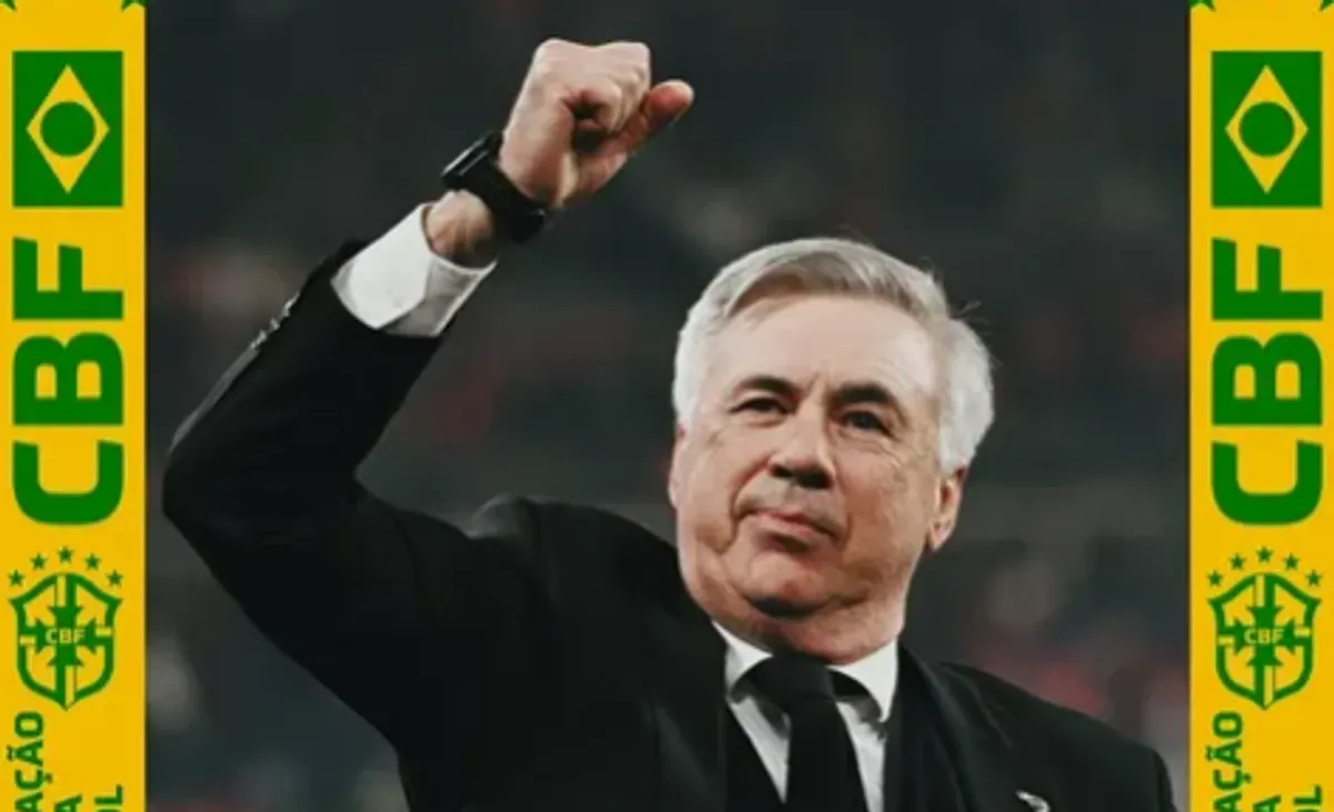 Carlo Ancelotti ditunjuk jadi pelatih Timnas Brazil. (Sumber: Instagram/@cbf_futebol)