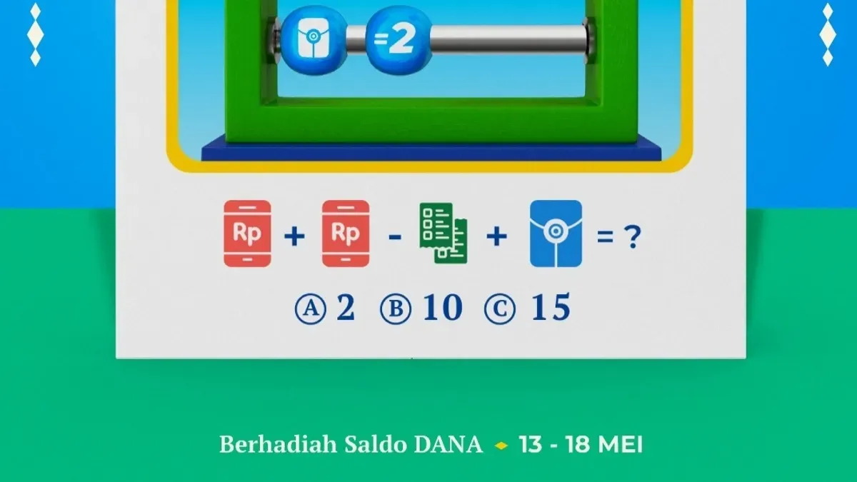 Kuis Markitung dari aplikasi DANA. (DANA)