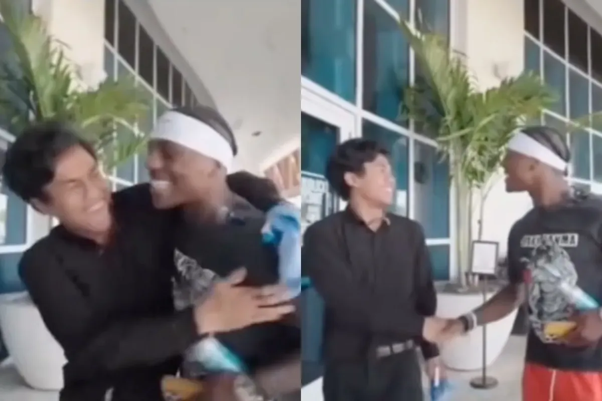 IShowSpeed kembali menjadi sorotan publik setelah video viralnya bersama orang Indonesia tersebar di media sosial. (Sumber: Instagram/@mood.jakarta)
