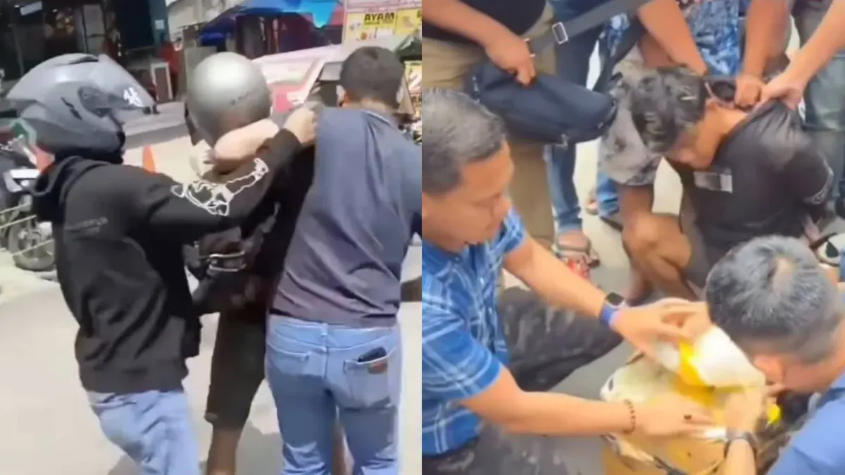 Viral aksi kejar-kejaran polisi demi menggagalkan peredaran sabu seberat 22 Kg di Medan. (Sumber: Tangkap layar Instagram/@medsosmedan.id)