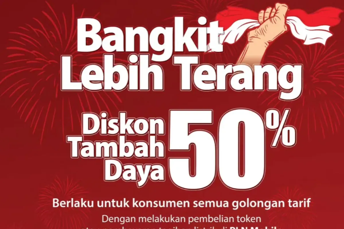Ilustrasi diskon tarif untuk tambah daya listrik. (Sumber: Instagram/@pln_id)