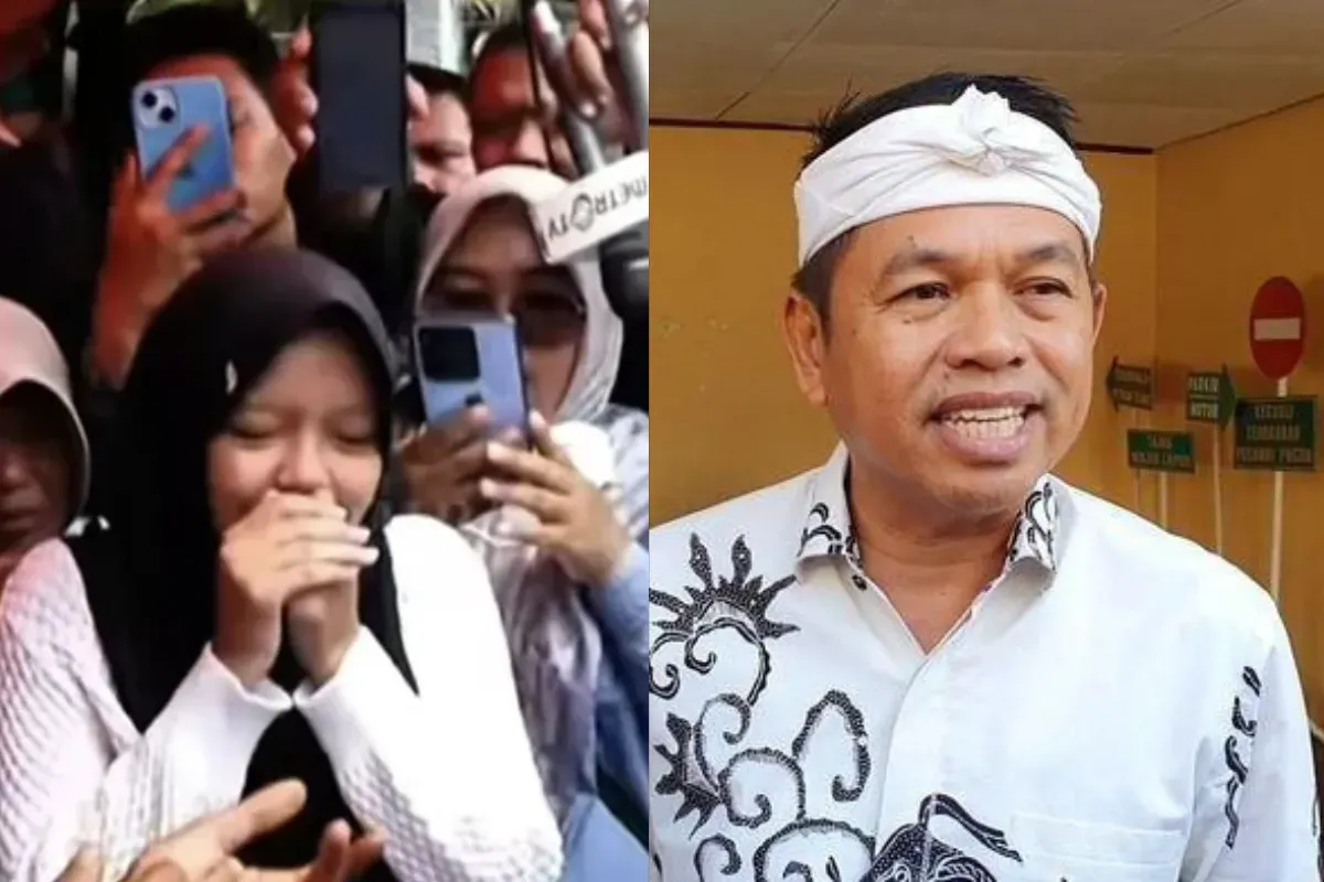 Gubernur Jawa Barat Dedi Mulyadi berjanji akan menanggung seluruh biaya pendidikan anak korban ledakan amunisi Garut hingga kuliah. (Sumber: Instagram/@dedimulyadi71)