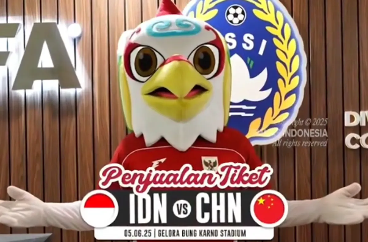 Penjualan tiket Timnas Indonesia vs China pada Kamis, 15 Mei 2025 mulai pukul 10.00 WIB. (Sumber: Instagram/@timnasindonesia)