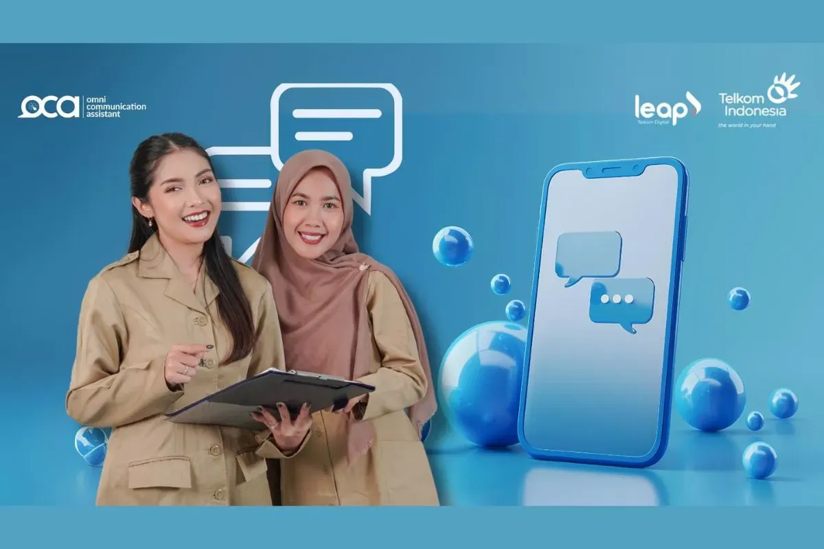 Omni Communication Assistant (OCA) dari PT Telkom Indonesia (Persero) Tbk (Telkom). (Sumber: Dok. Telkom Indonesia)