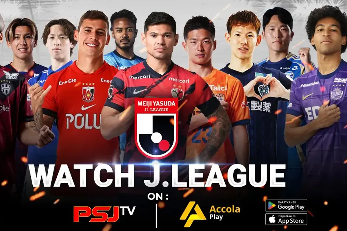 Live streaming J1 League atau Liga Jepang. (Sumber: PSJ TV)