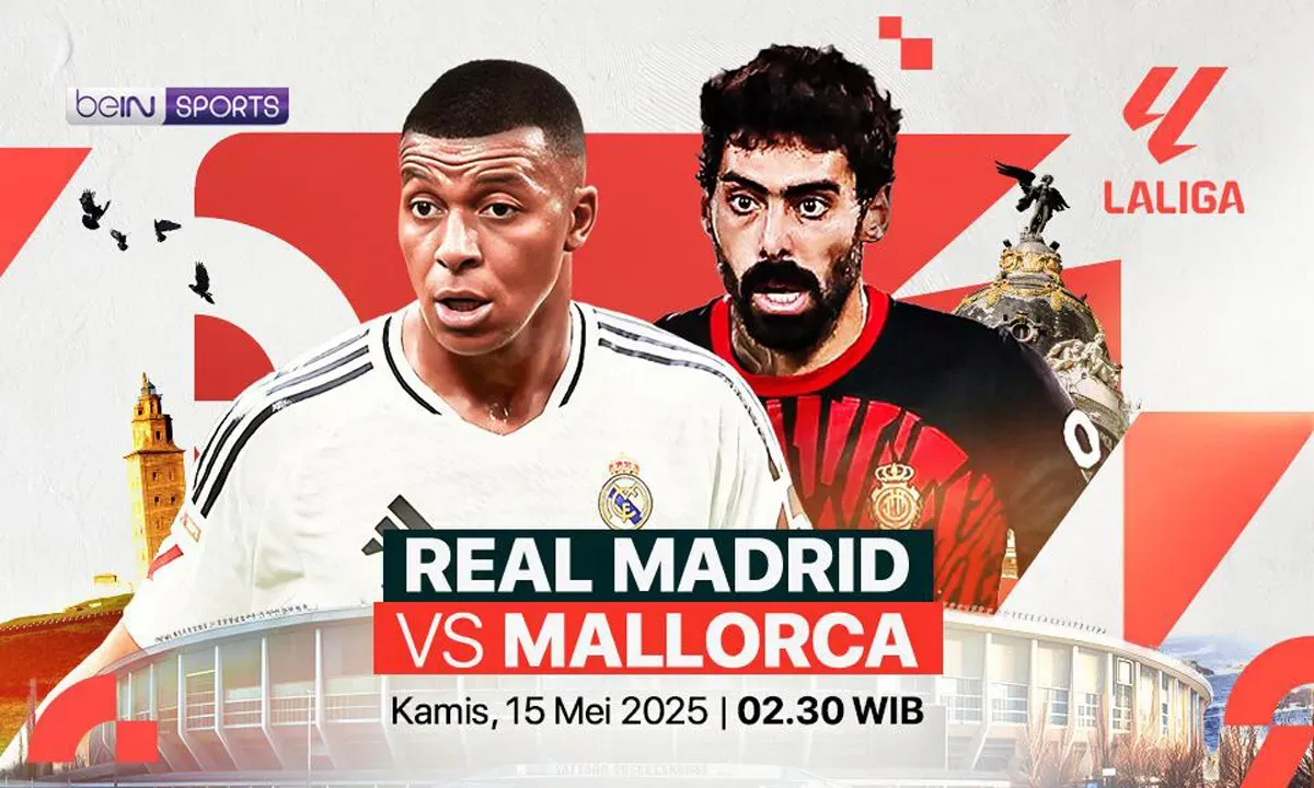Link live streaming Real Madrid vs Mallorca. (Sumber: Vidio)
