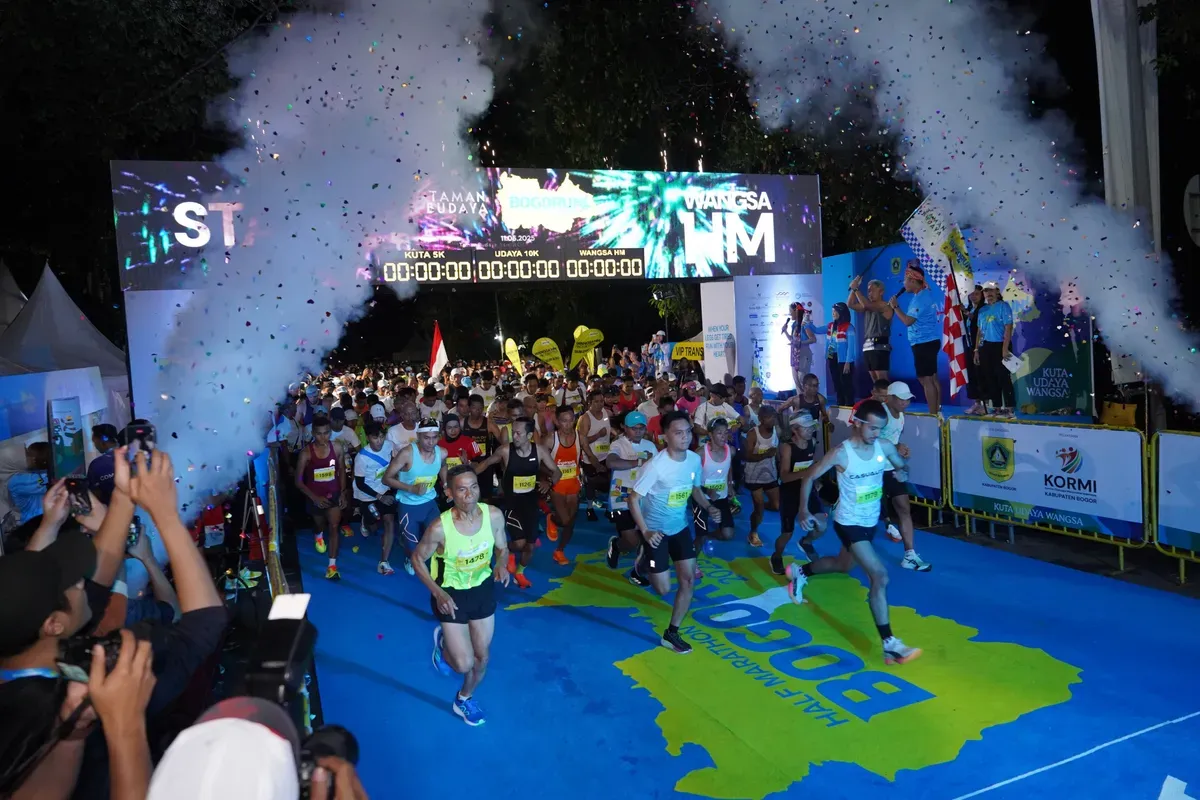 Para peserta BOGORUN 2025 (Foto: dok bank bjb)
