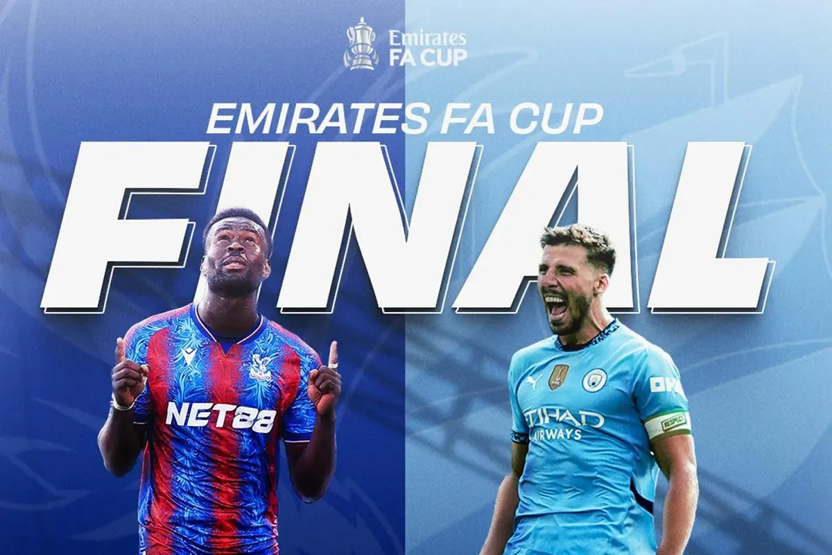 Jadwal final FA Cup 2025 Crystal Palace vs Manchester City. (Sumber: Instagram @emiratesfacup)