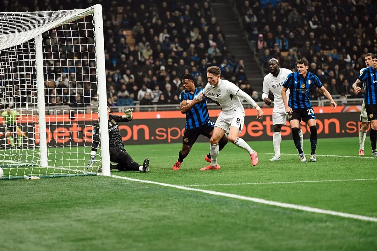 Pertandingan Inter Milan vs Napoli di San Siro pada kompetisi Serie A musim 2024-25. (Sumber: sscnapoli.it)
