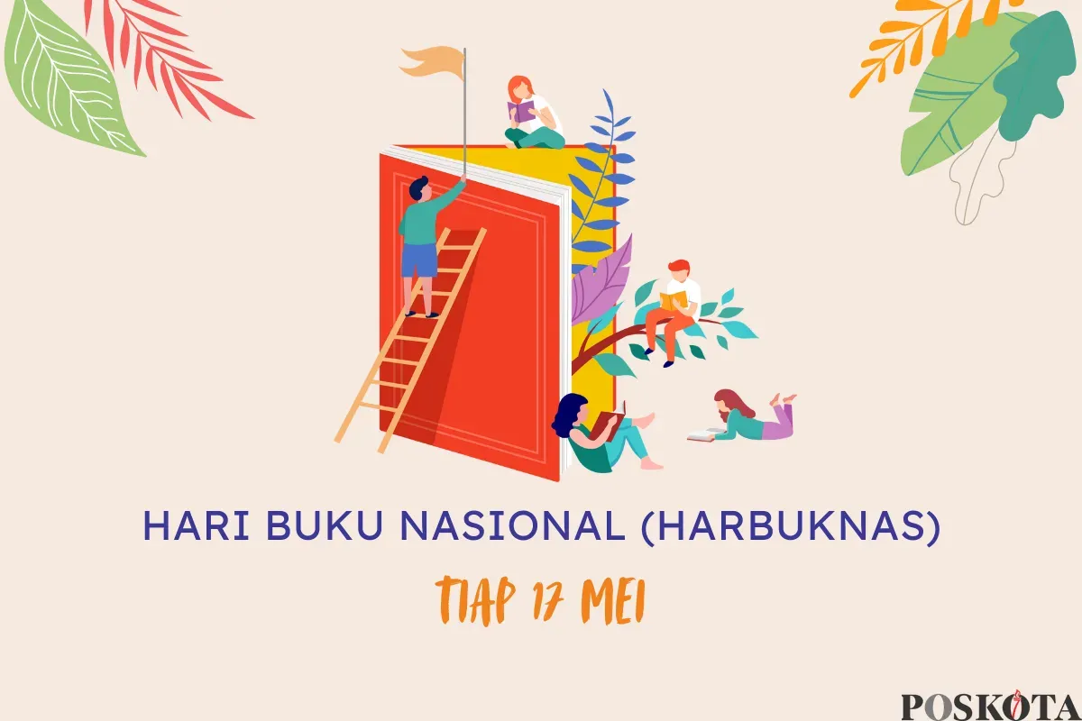 Hari Buku Nasional 17 Mei, Intip Sejarah dan Tujuannya (Sumber: Canva/Edited Muhammad Ibrahim)