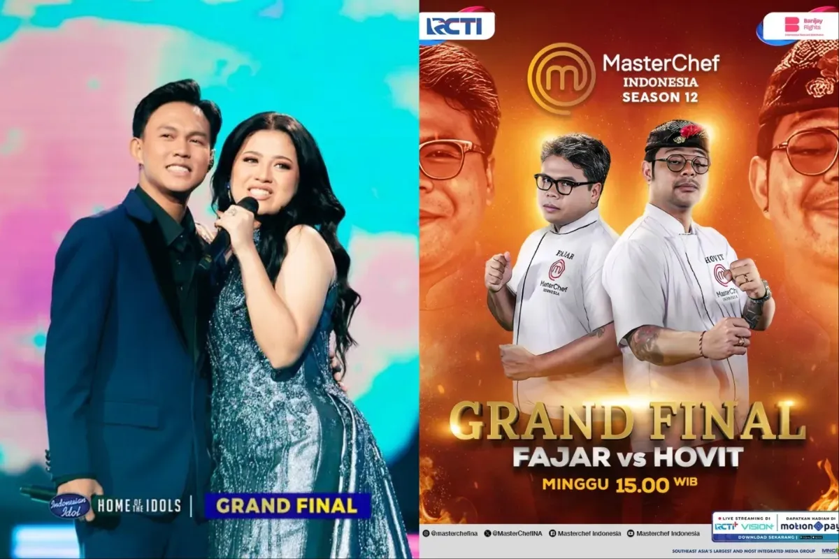 Jadwal Lengkap Grand Final Indonesian Idol Season 13 dan Master Chef Indonesia Season 12 (Sumber: Instagram/Indonesian Idol dan Master Chef Indonesia)
