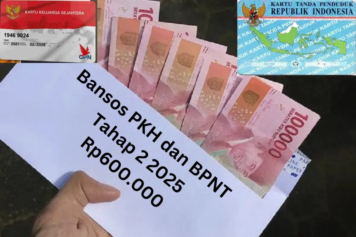 NIK e-KTP Anda siap menerima penyaluran bansos PKH dan BPNT tahap 2 2025 Rp600.000 lewat Rekening KKS. (Sumber: Poskota/Gabriel Omar Batistuta)