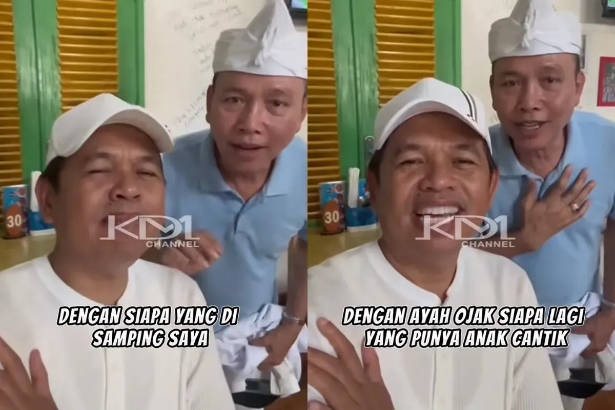 Dedi Mulyadi mendapatkan restu dari Ayah Ojak untuk meminang Ayu Ting Ting. (Sumber: Tangkap Layar TikTok/@dedimulyadiofficial)