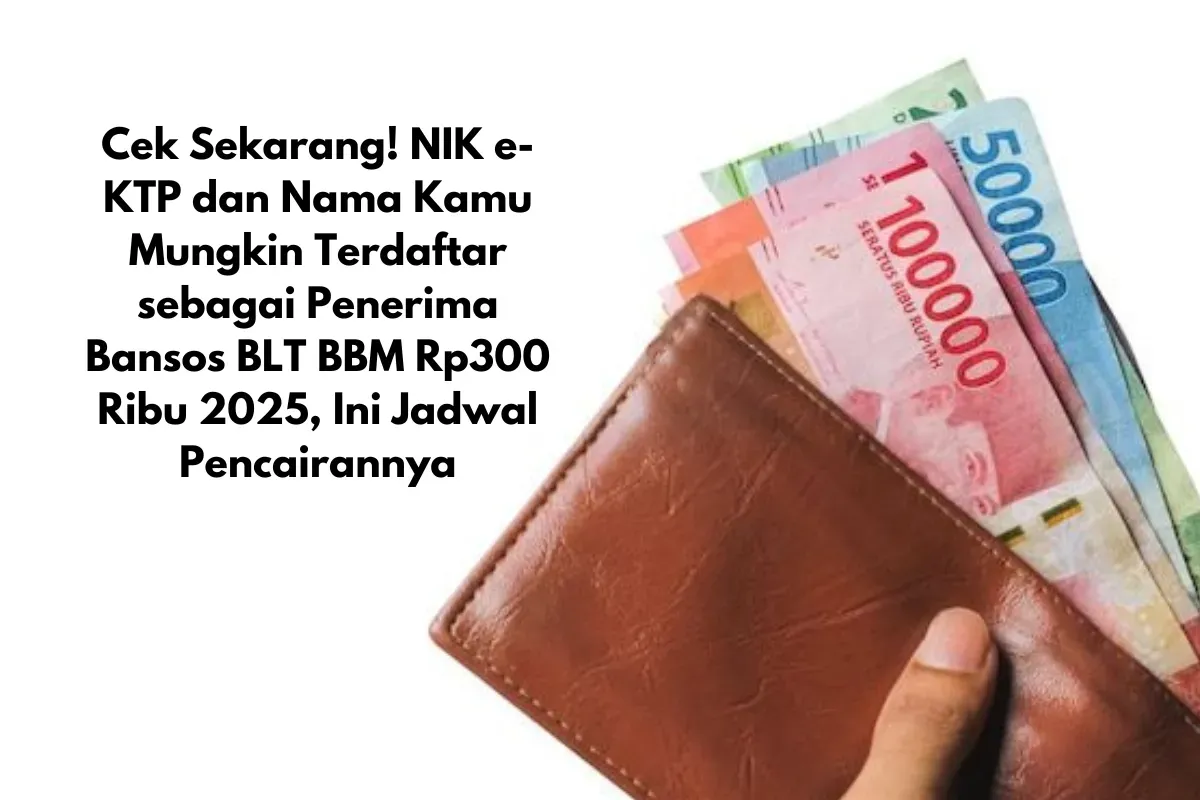 Cara cek BLT BBM 2025 pakai NIK e-KTP (Sumber: Poskota/Yusuf Sidiq)