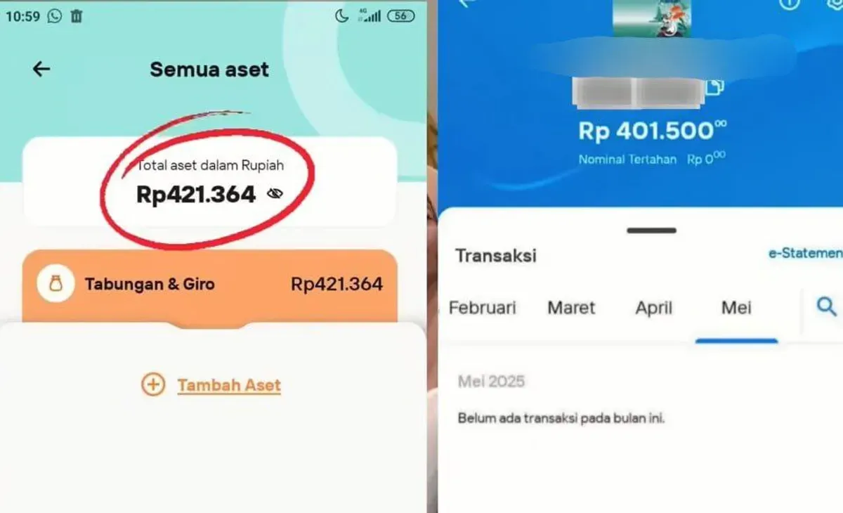 Saldo bansos Rp400.000 dari ATENSI YAPI cair hari ini 17 Mei 2025. (Sumber: YouTube/Naura Vlog)