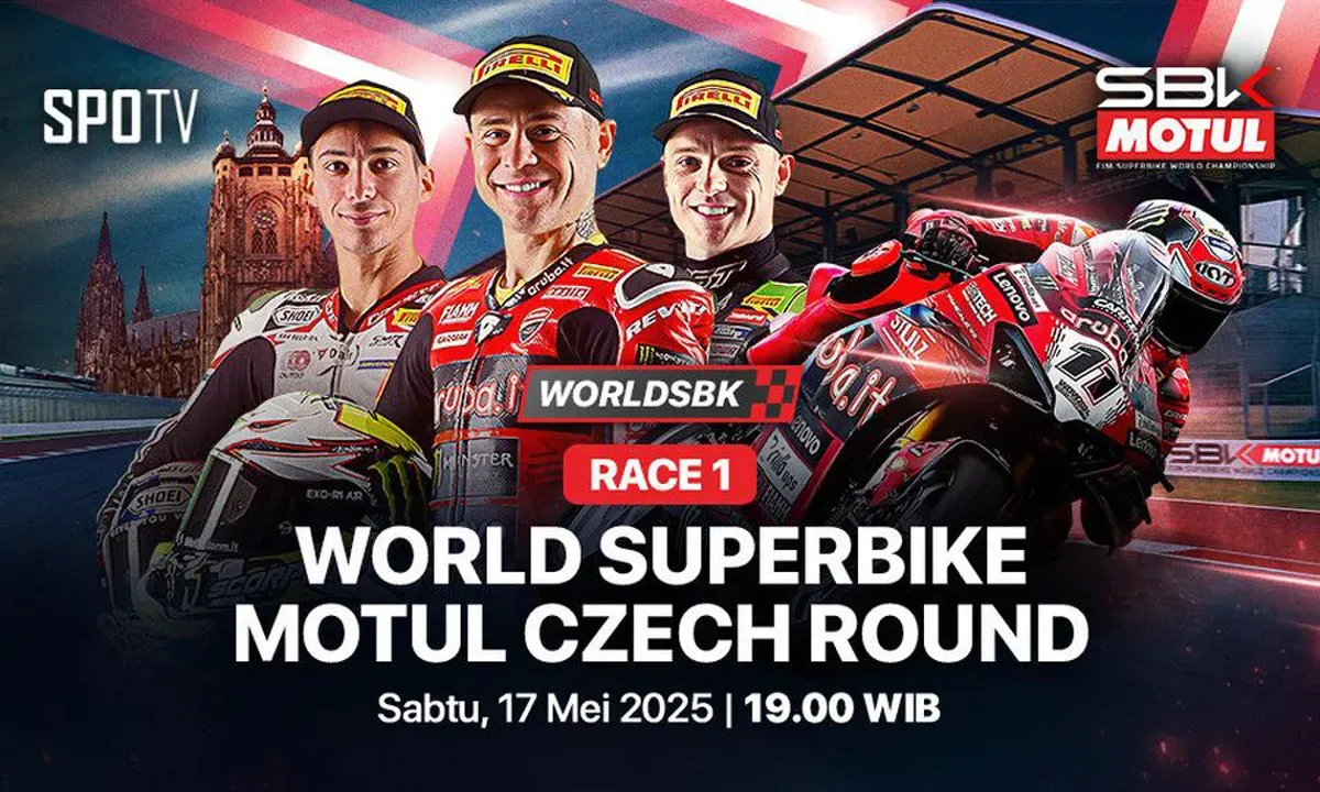 Live streaming WorldSBK Ceko 2025. (Sumber: Vidio)