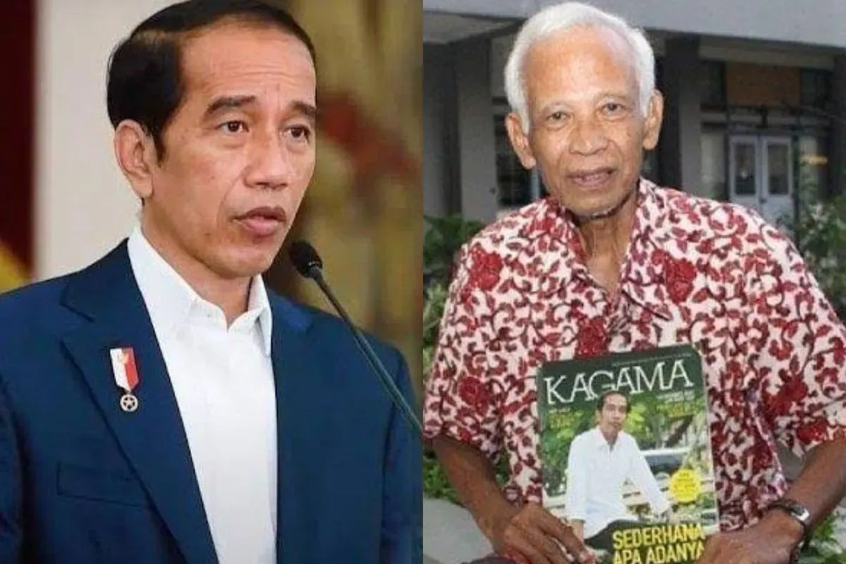 Presiden Indonesia ke-7, Joko Widodo (kiri) dan Kasmudjo (kanan). (Sumber: Istimewa)