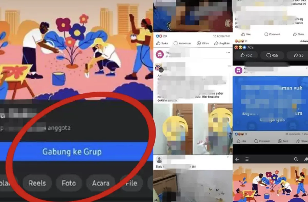 Screenshot grup Facebook Fantasi Sedarah diikuti hampir 32 ribu anggota. (Sumber: X/tanyarlfes)