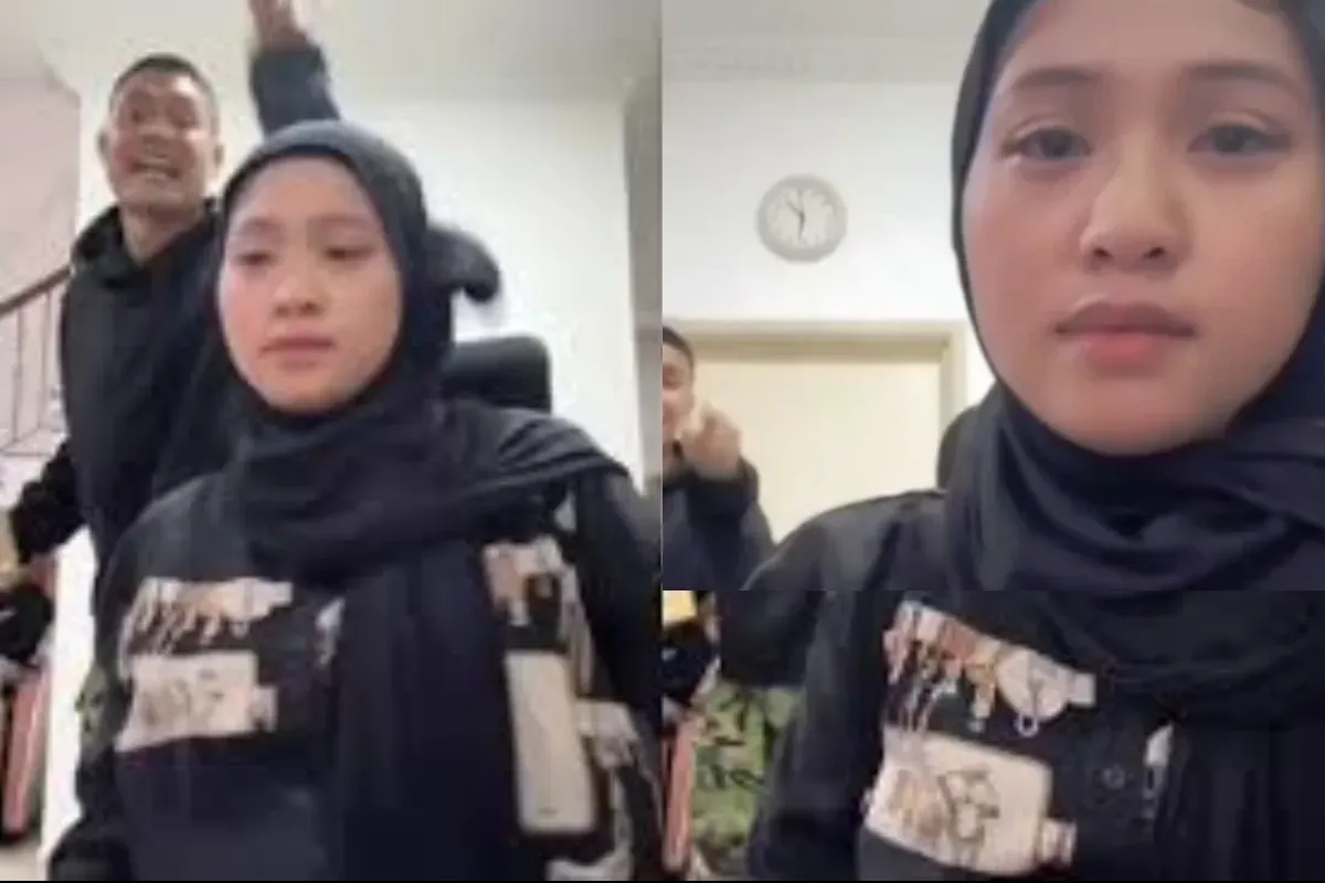 Siti Jamumall menangis saat live TikTok usai dijatuhi talak dua oleh suaminya, Aiman, dalam siaran yang disaksikan lebih dari 20 ribu orang. (Sumber: TikTok/@sitijamumall)