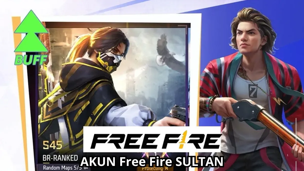 Klaim akun FF sultan gratis terbaru Mei 2025. (Canva)