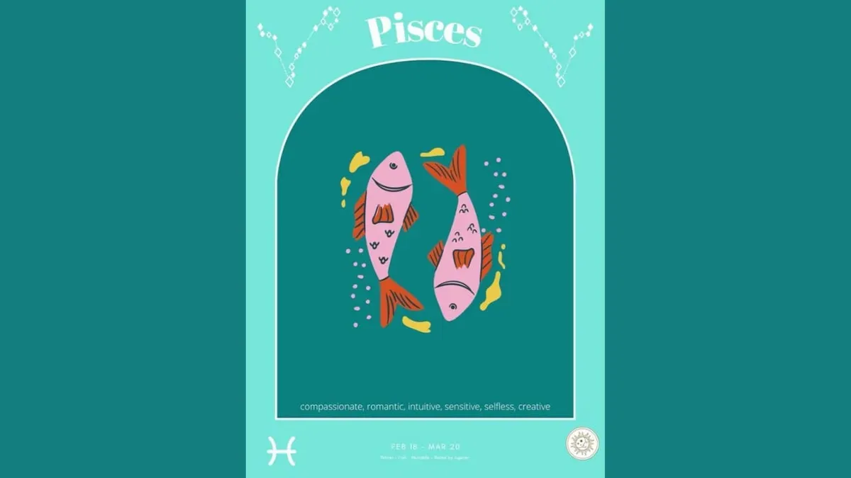 Ilustrasi ramalan zodiak Pisces besok, Senin, 19 Mei 2025. (Sumber: Pinterest)