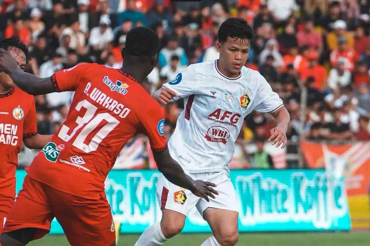 Hasil pertandingan pekan 33 Liga 1 Semen Padang vs Persik Kediri 1-1. (Sumber: Instagram @persikfcofficial)