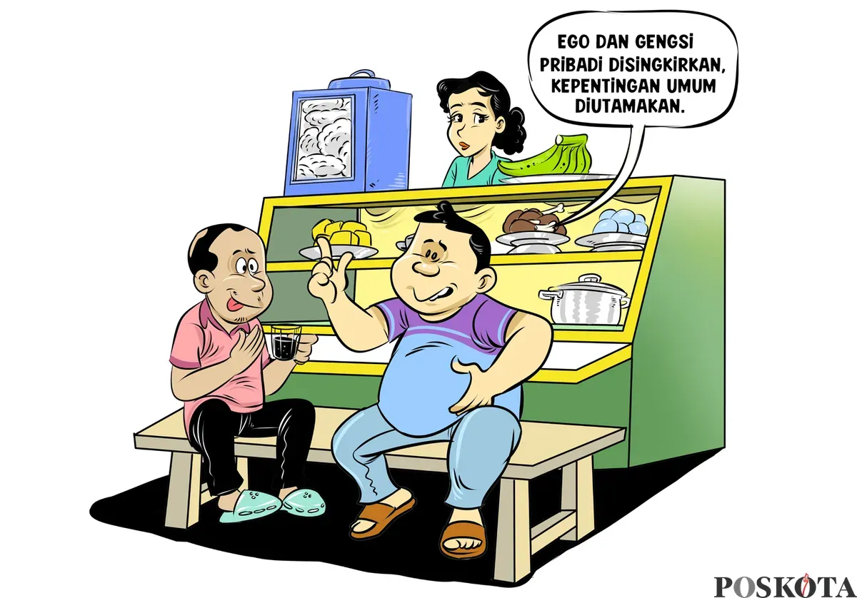 Obrolan Warteg: Yang Lalu Biarlah Berlalu (Sumber: Poskota/Arif Setiadi)
