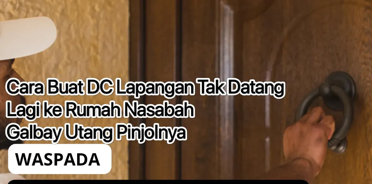 Cara buat DC pinjol tidak datang lagi ke rumah nasabah. (Canva)