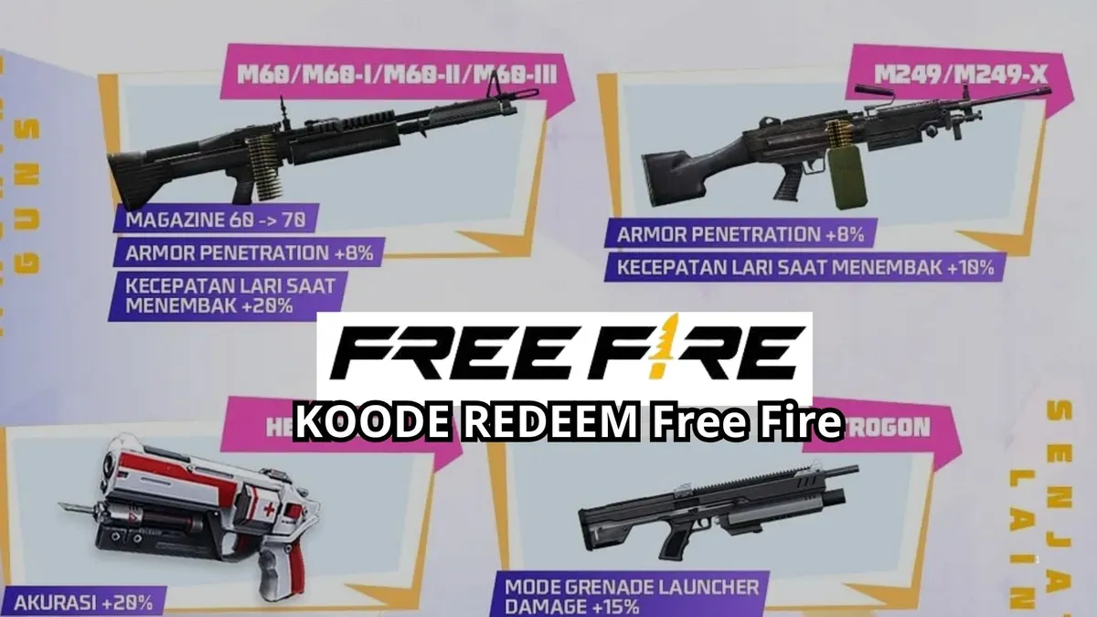 Klaim kode redeem FF terbaru Mei 2025. (Garena)