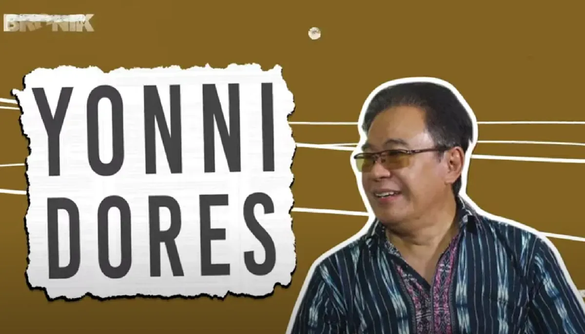 Yoni Dores, pencipta lagu senior yang aktif memperjuangkan hak cipta musisi Indonesia. (Sumber: Youtube/Bronik TV)