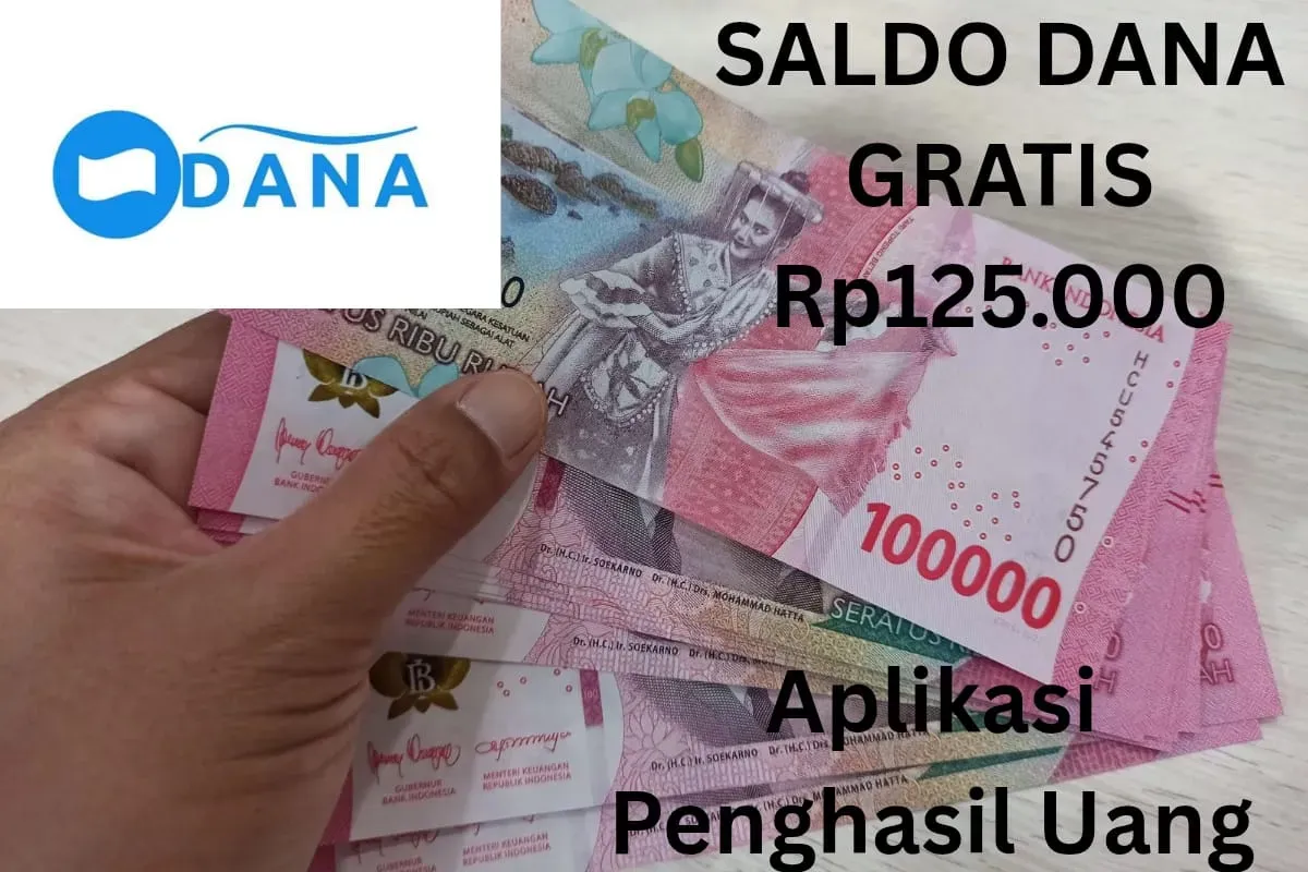 Cukup gunakan aplikasi penghasil uang ini untuk klaim saldo DANA gratis Rp125.000 per hari masuk ke dompet elektronik. (Sumber: Poskota/Gabriel Omar Batistuta)