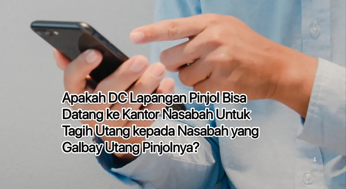 DC lapangan pinjol tagih utang ke nasabah datang ke kantor tempat kerja nasabah. (Canva)